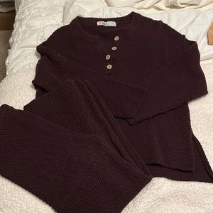 Free people sweater set